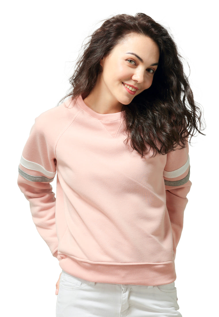 Blush Crew Neck Sweatshirt - Blush