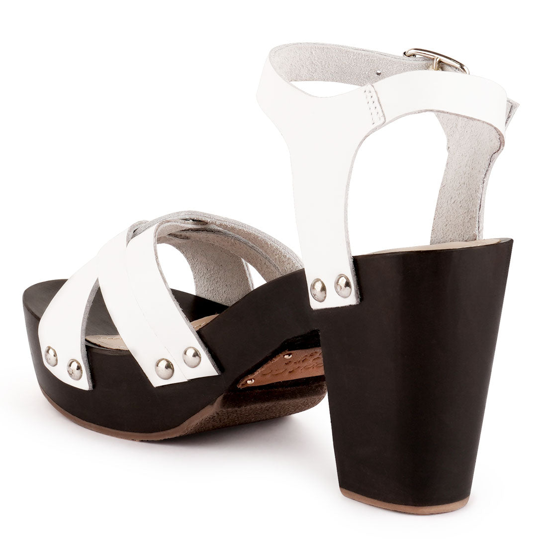 White Ankle Strap Sandal