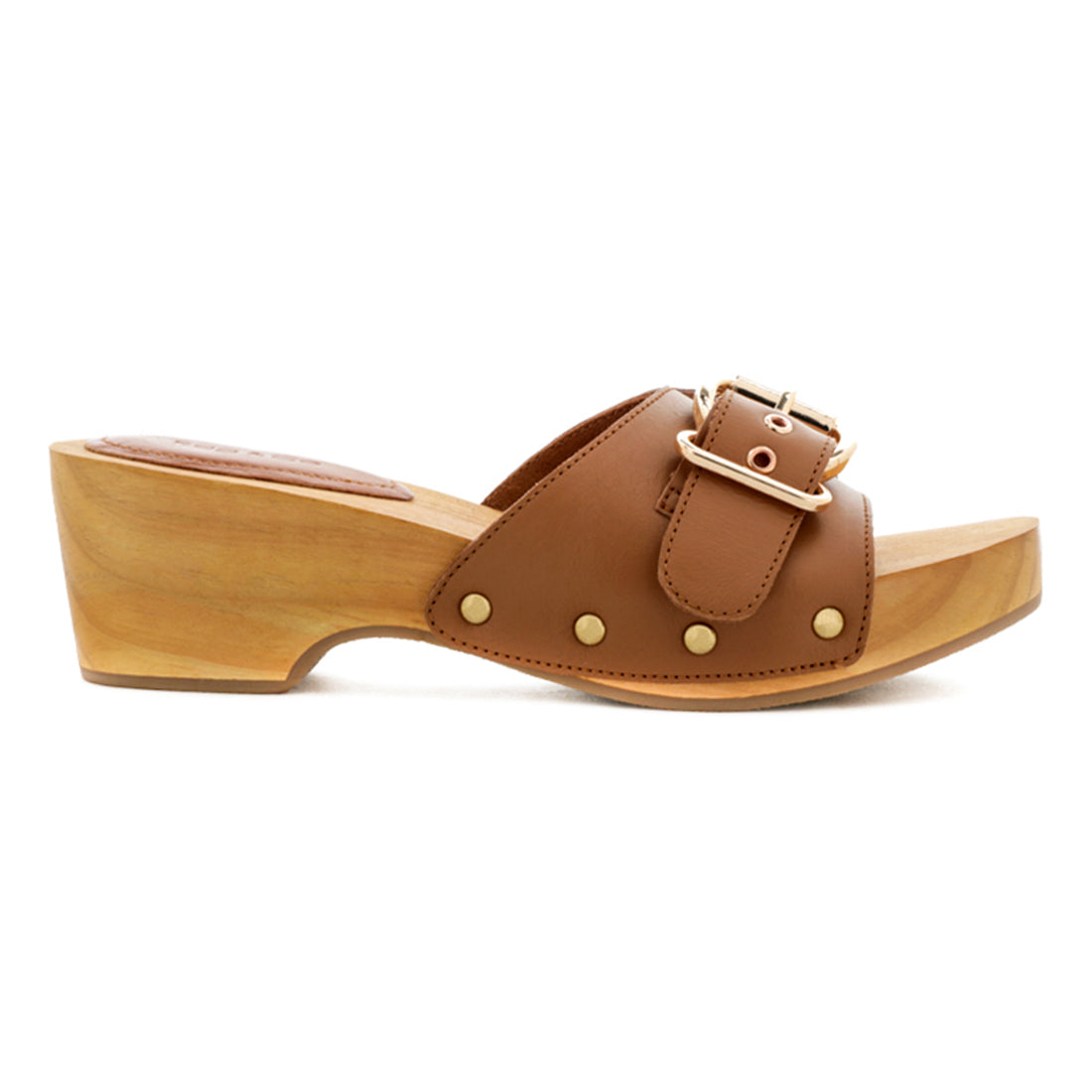 POLLY Clogs in Tan - Tan