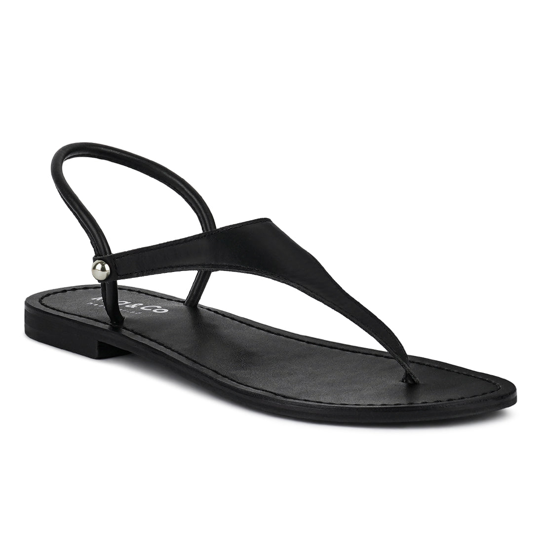 madeline flat thong sandals#color_black