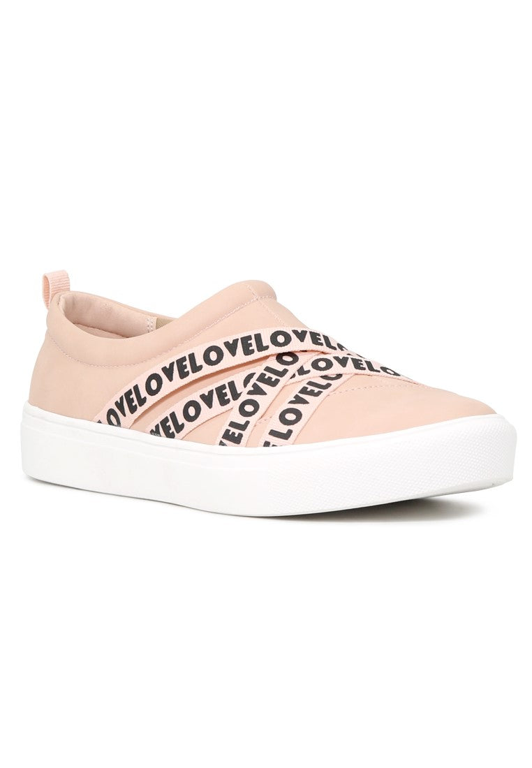 Nude Wrap Slip-On Sneakers
