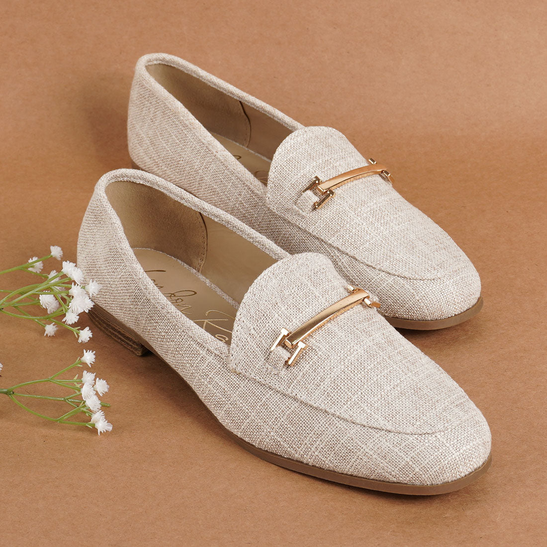 Beige Semi Casual Loafers