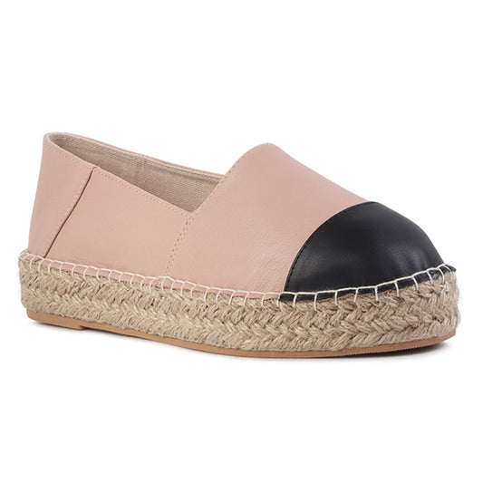 Braided Jute Slip-on Espadrilles - Nude