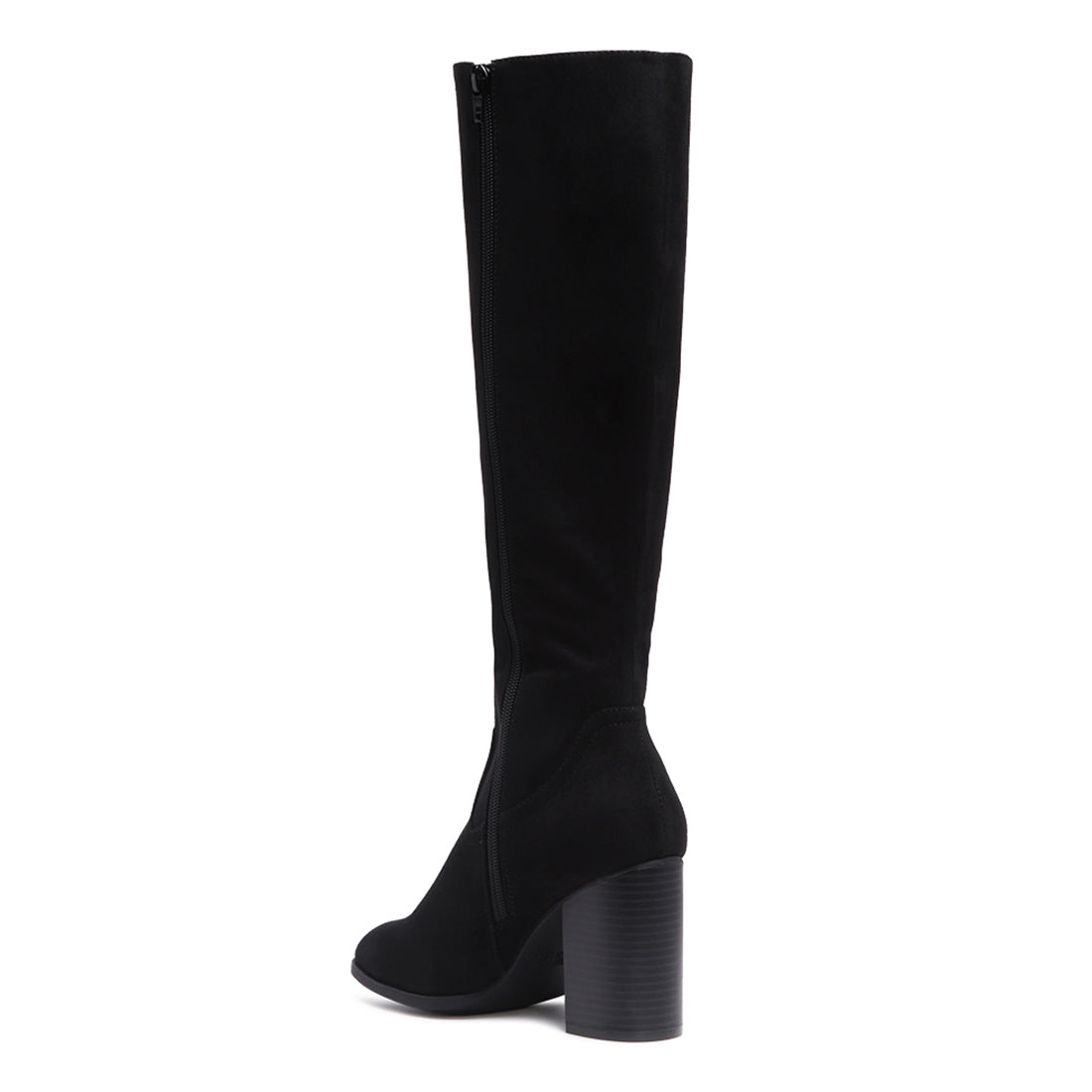 Black Knee High Boot - UK4