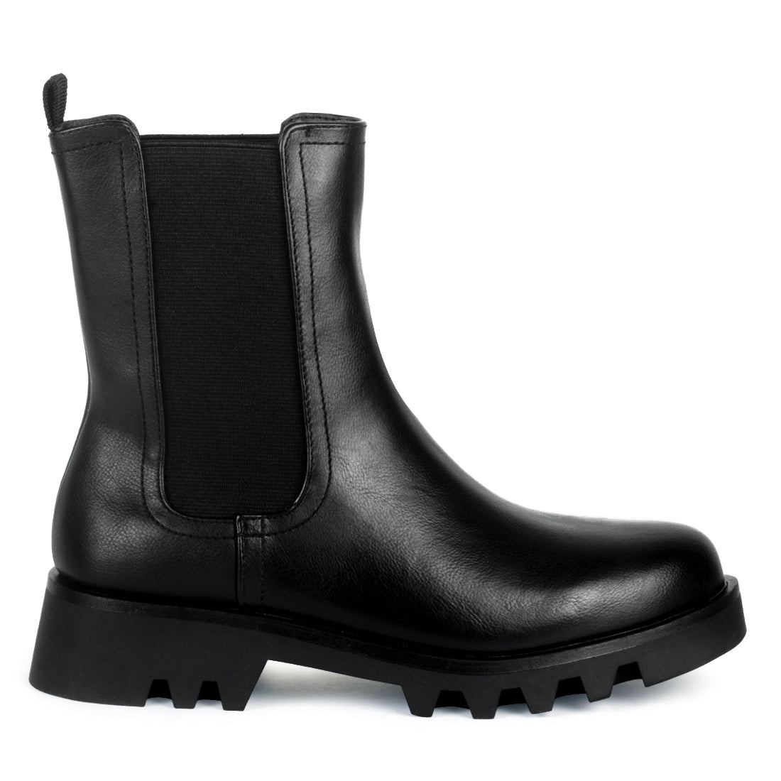 Black Chunky Chelsea Boot - Black