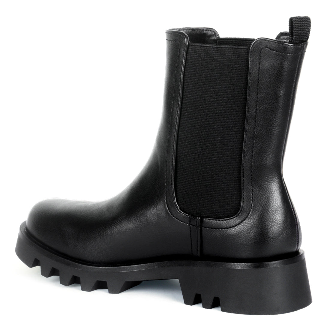 Black Chunky Chelsea Boot - Black