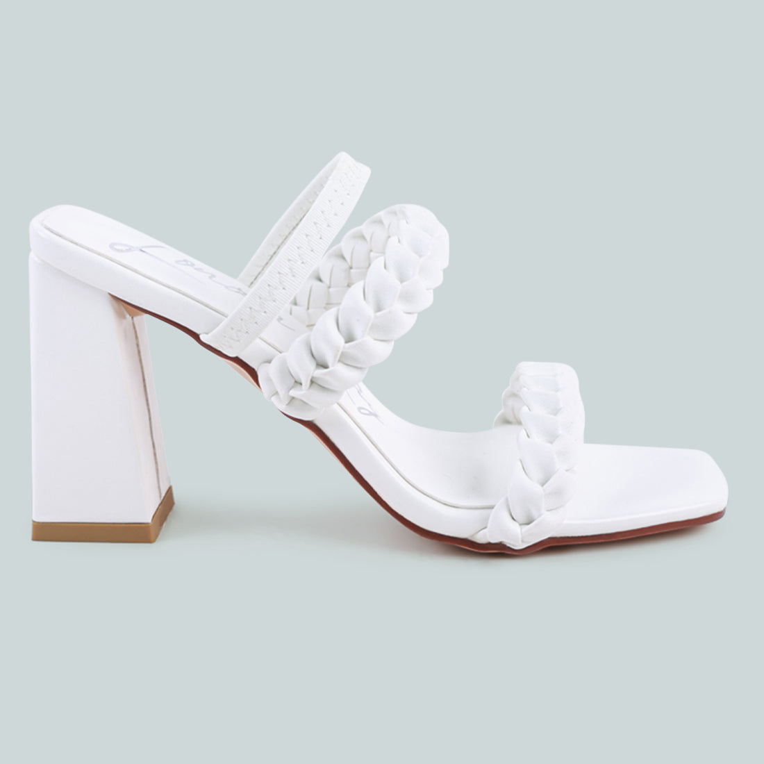 Woven Strap Casual Block Sandals