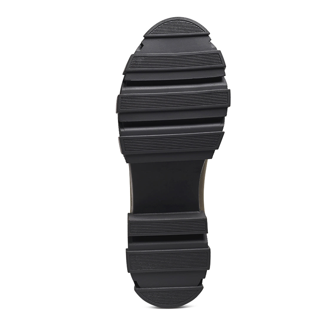 Olive Patent PU Chunky Chelsea Boot - UK6