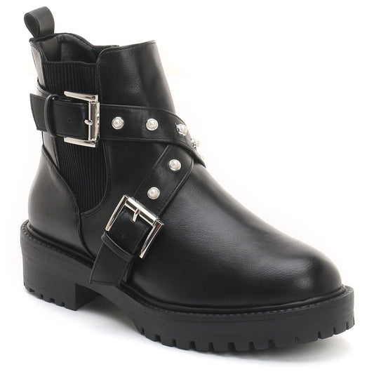 Biker Boots In Black