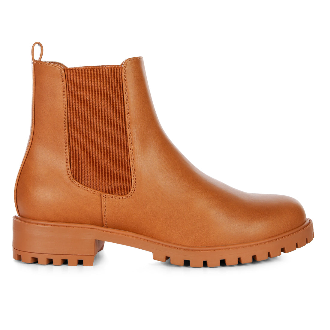 Tan Chelsea Styled Ankle Boot