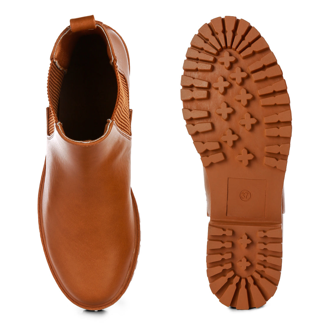 Tan Chelsea Styled Ankle Boot