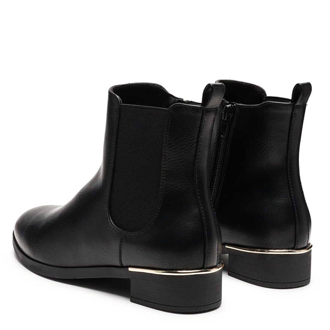 Winter Basic Ankle Boot in Black - UK4