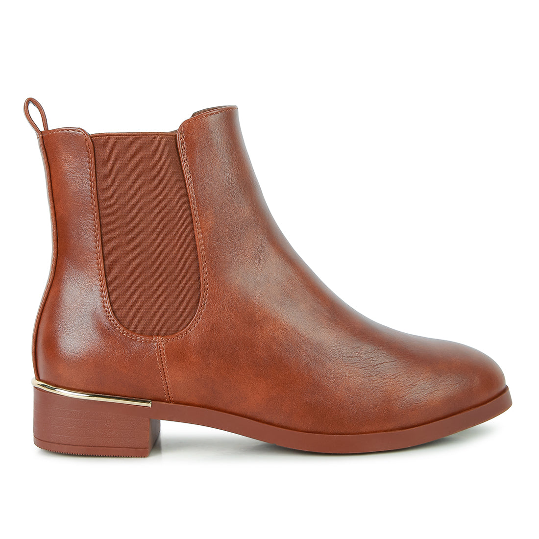 Brown Winter Basic Ankle Boot