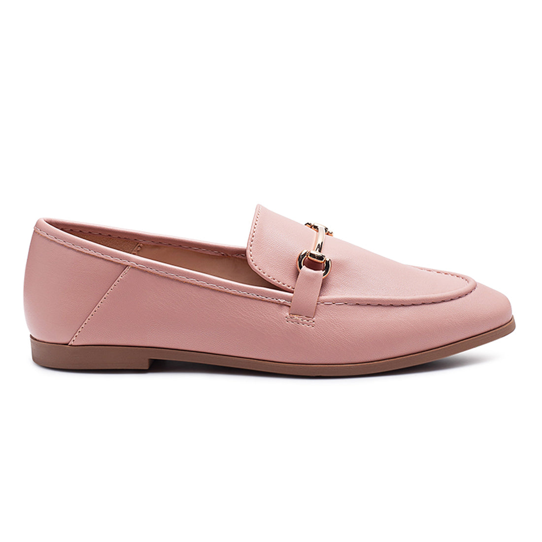 Foldable Synthetic Loafer in Pink - Pink