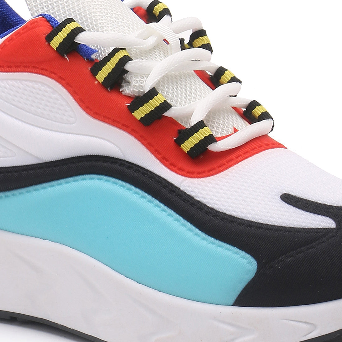 Color Block Air Cushion Running Sneakers in Multicolor