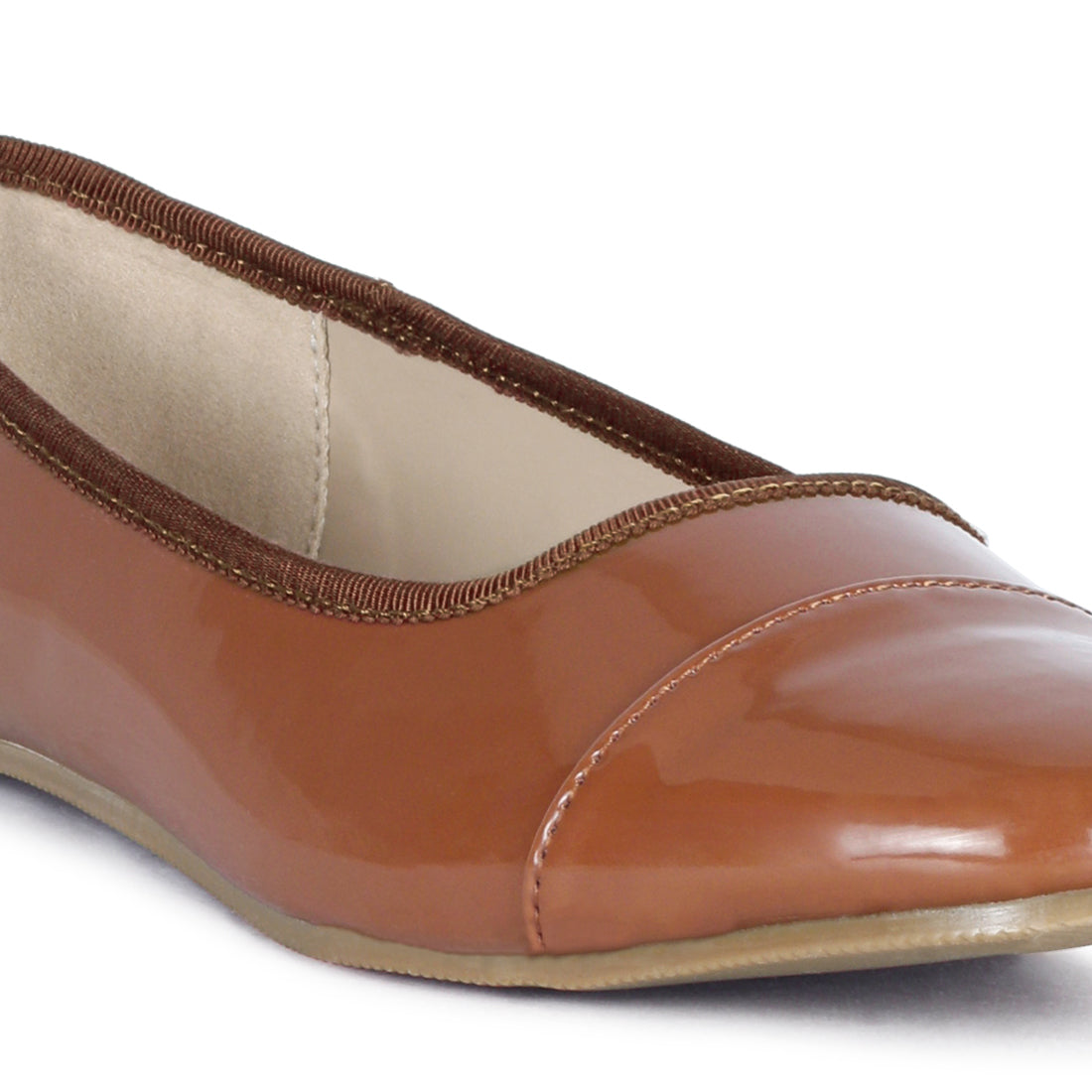 Almond Toe Ballerina Flat Shoes