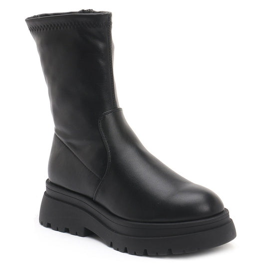 Black High Ankle Boots