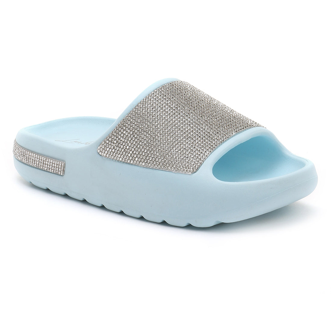 Blue Diamante Pool Sliders