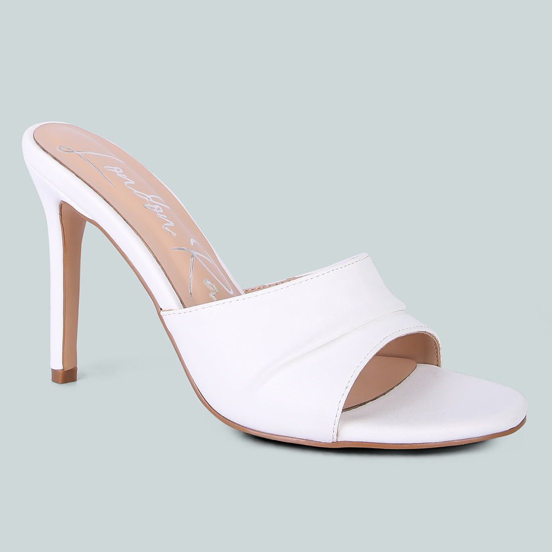 White High Heeled Sandals