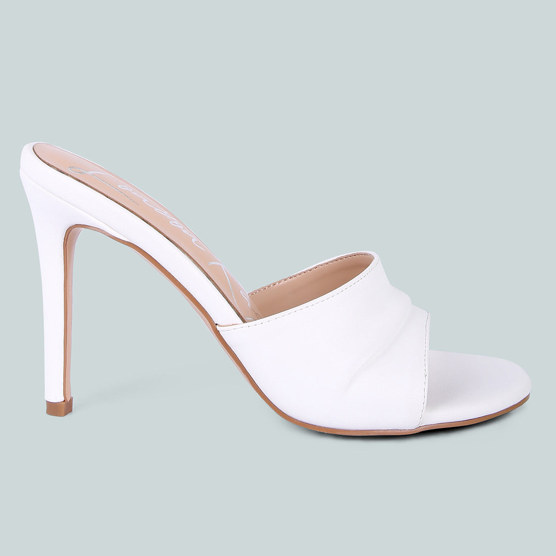 White High Heeled Sandals
