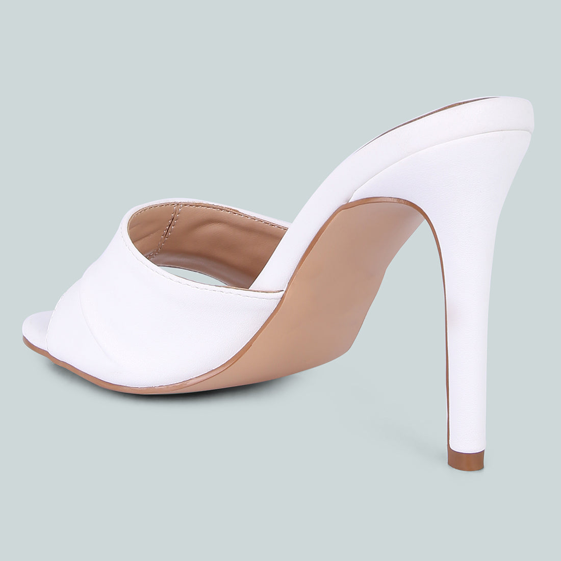 White High Heeled Sandals