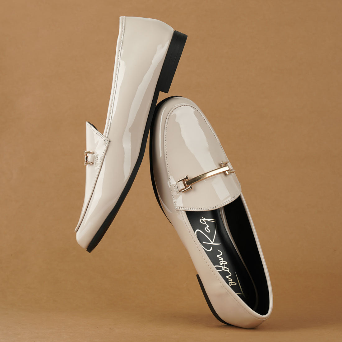 Beige Semi Casual Loafers