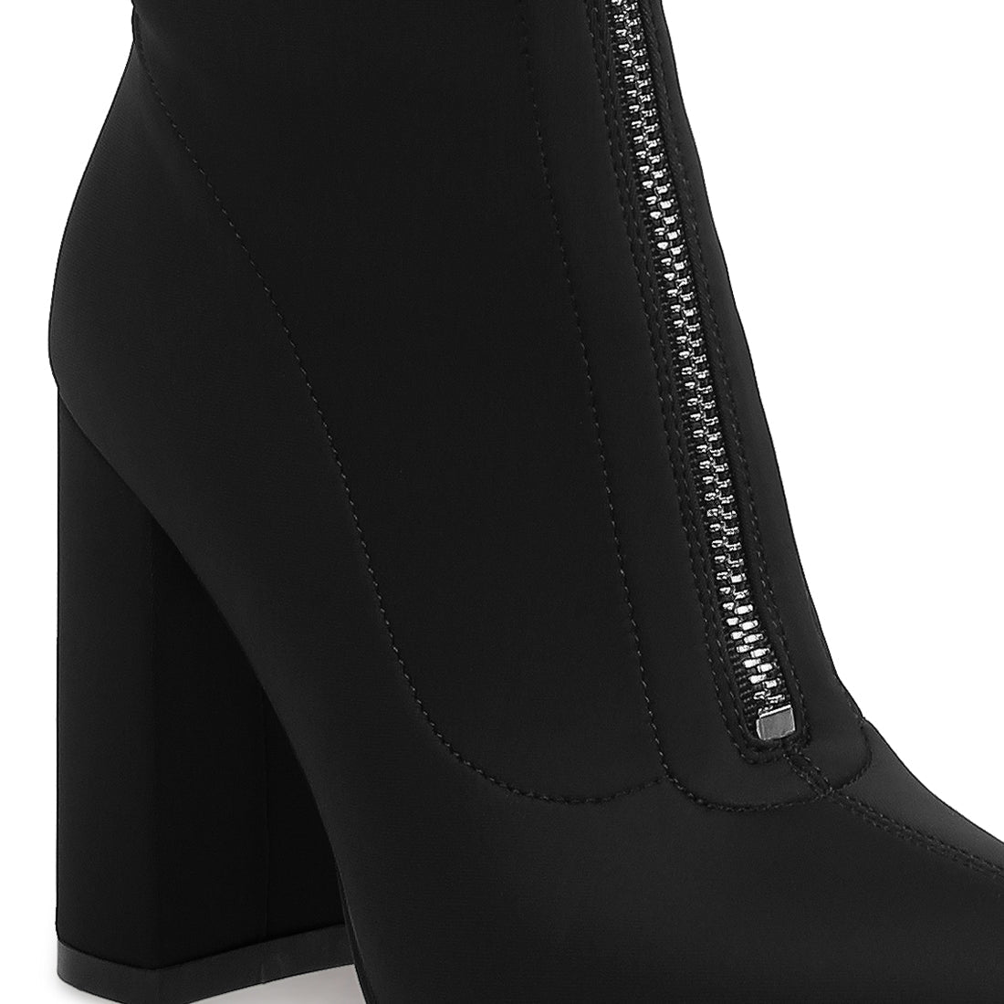 ronettes knee high stretch long boots#color_black