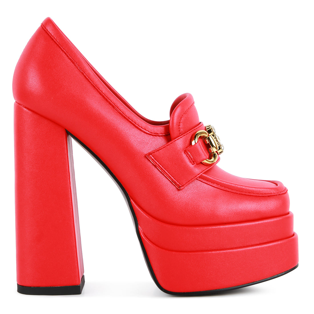 high jewel loafers#color_red