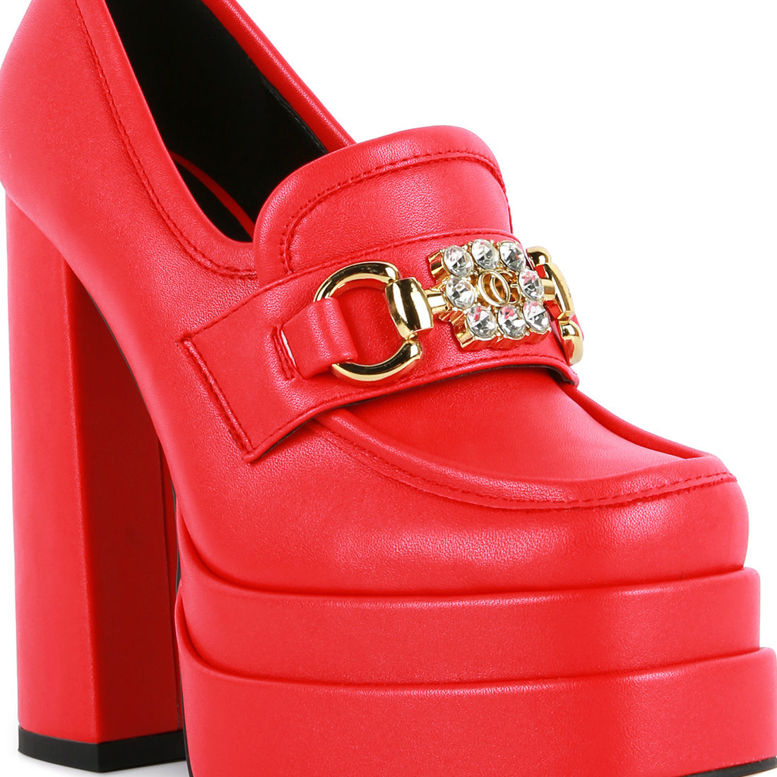 high jewel loafers#color_red