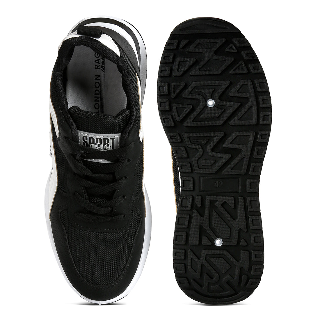 suede active sneakers#color_black