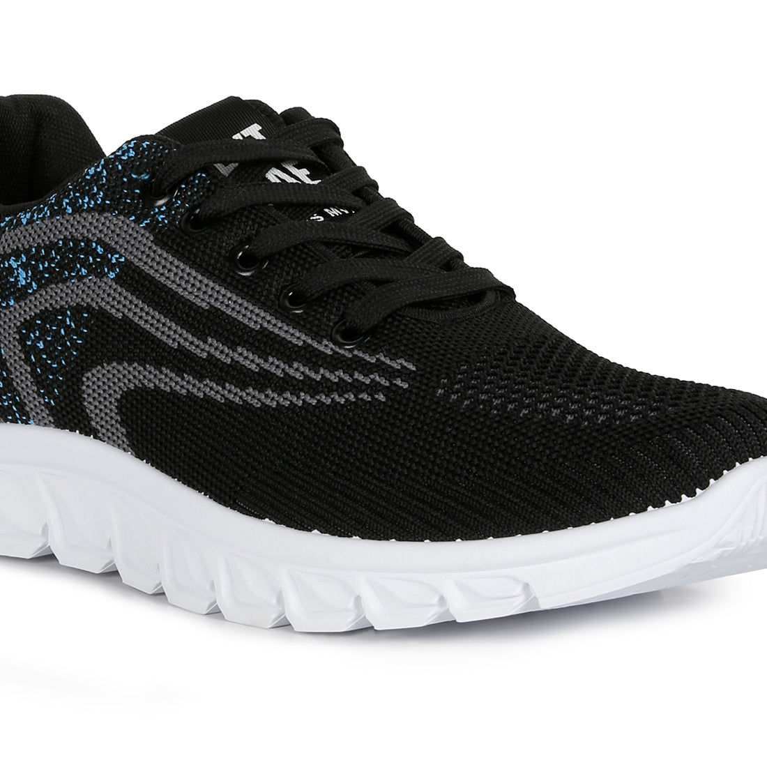 lace up knit sneakers#color_blue