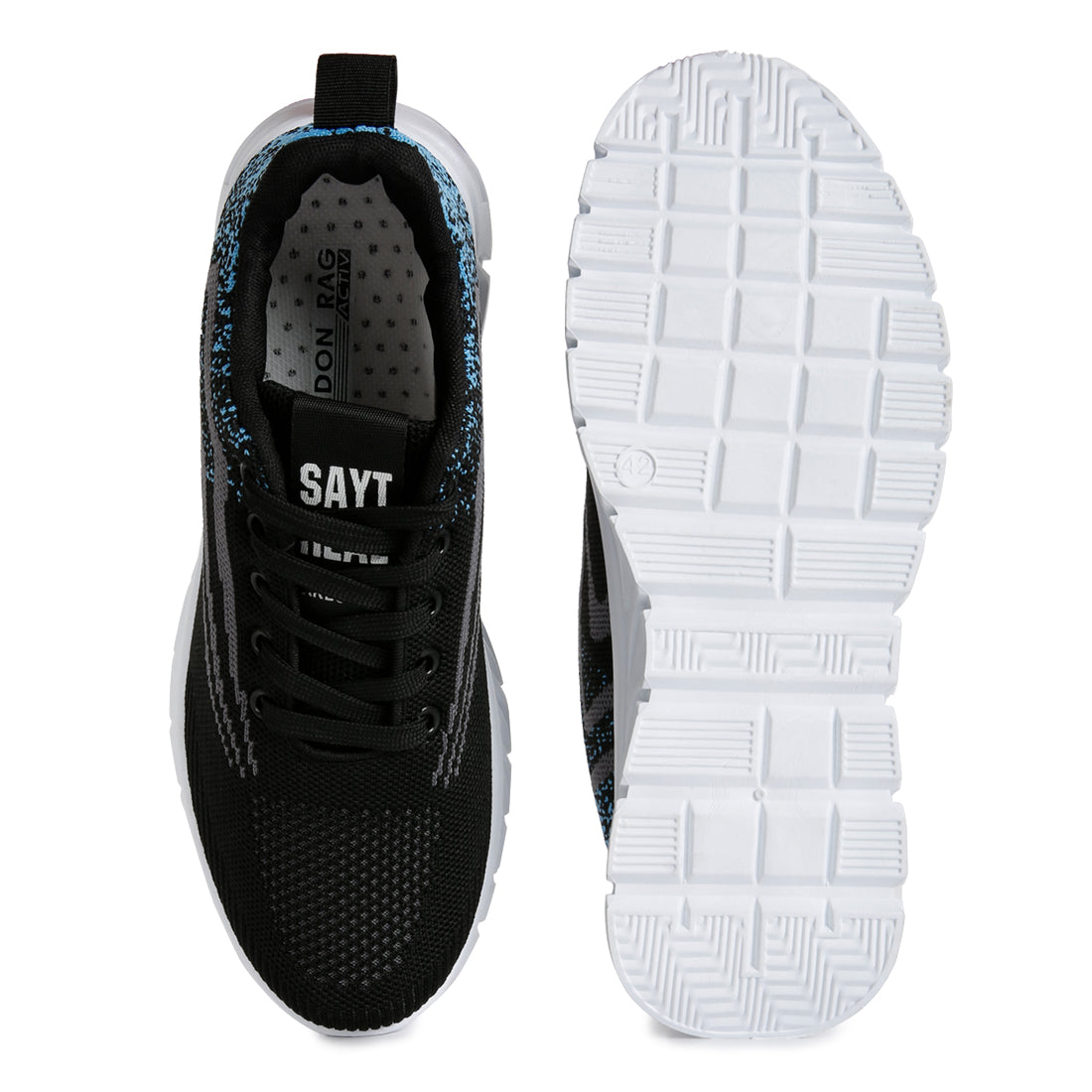 lace up knit sneakers#color_blue