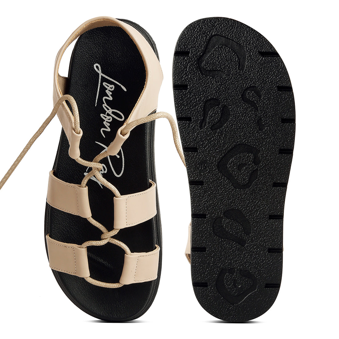 gladiator sandals#color_beige