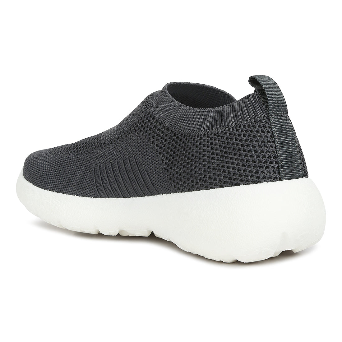 knitted slip on sneakers#color_grey