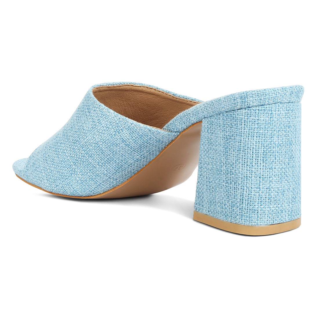 block heel slip on sandals#color_light-blue