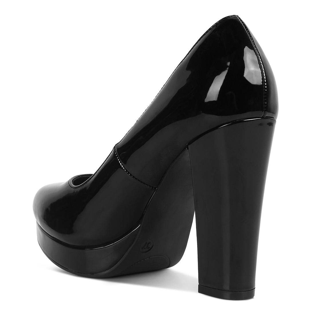 patent pu pump#color_black