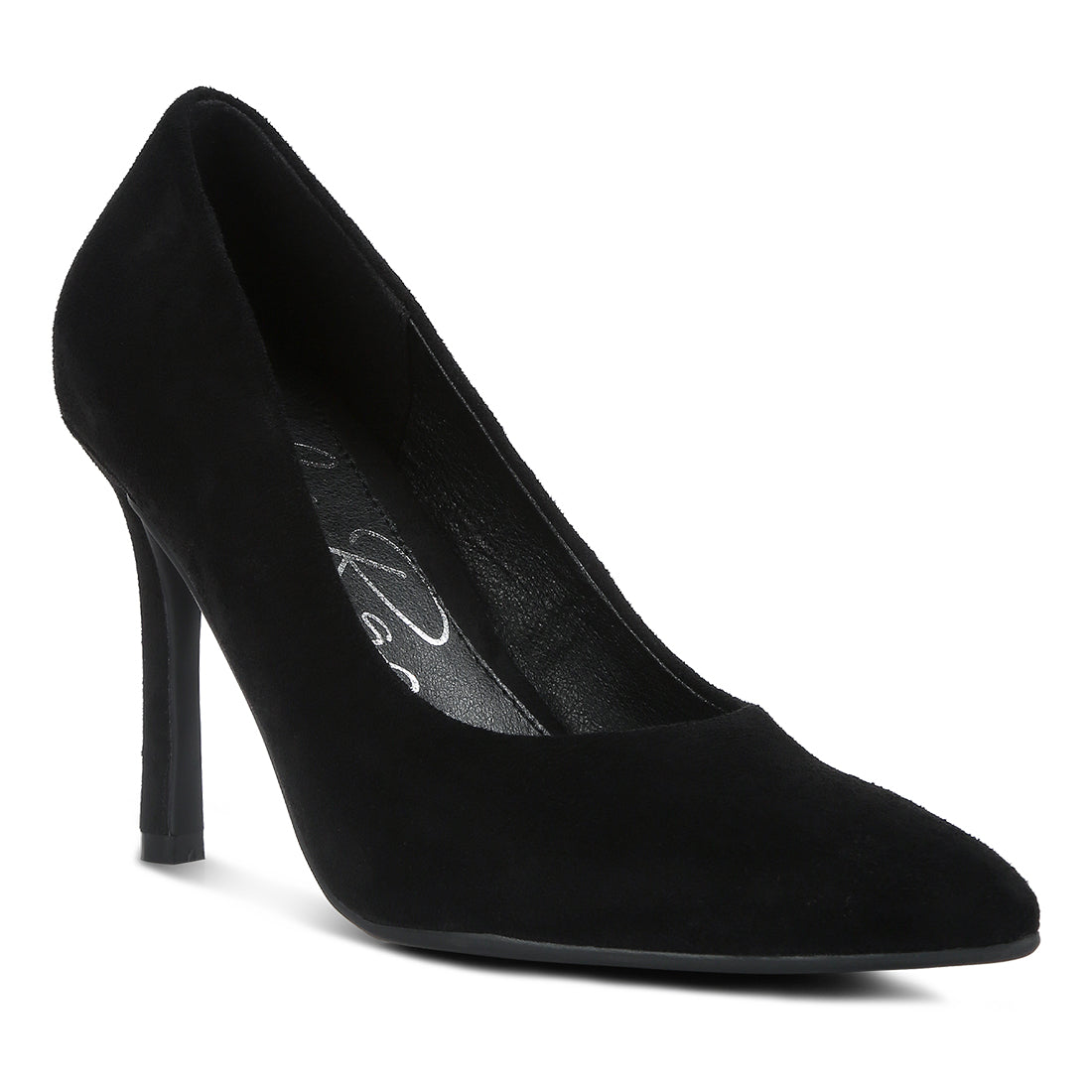 gilmore suede formal stiletto pumps#color_black