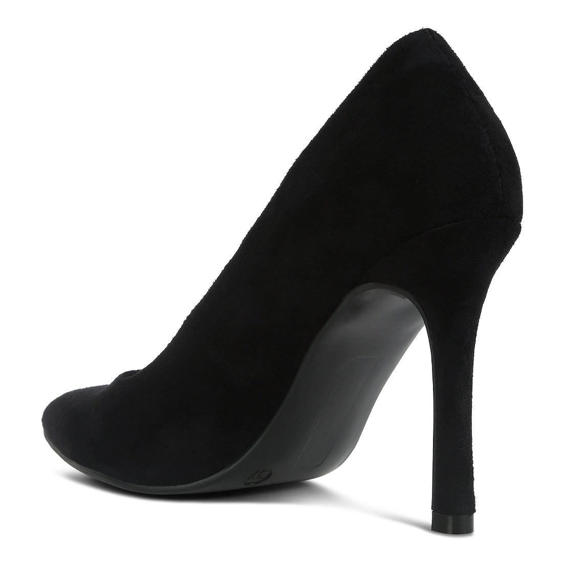 gilmore suede formal stiletto pumps#color_black