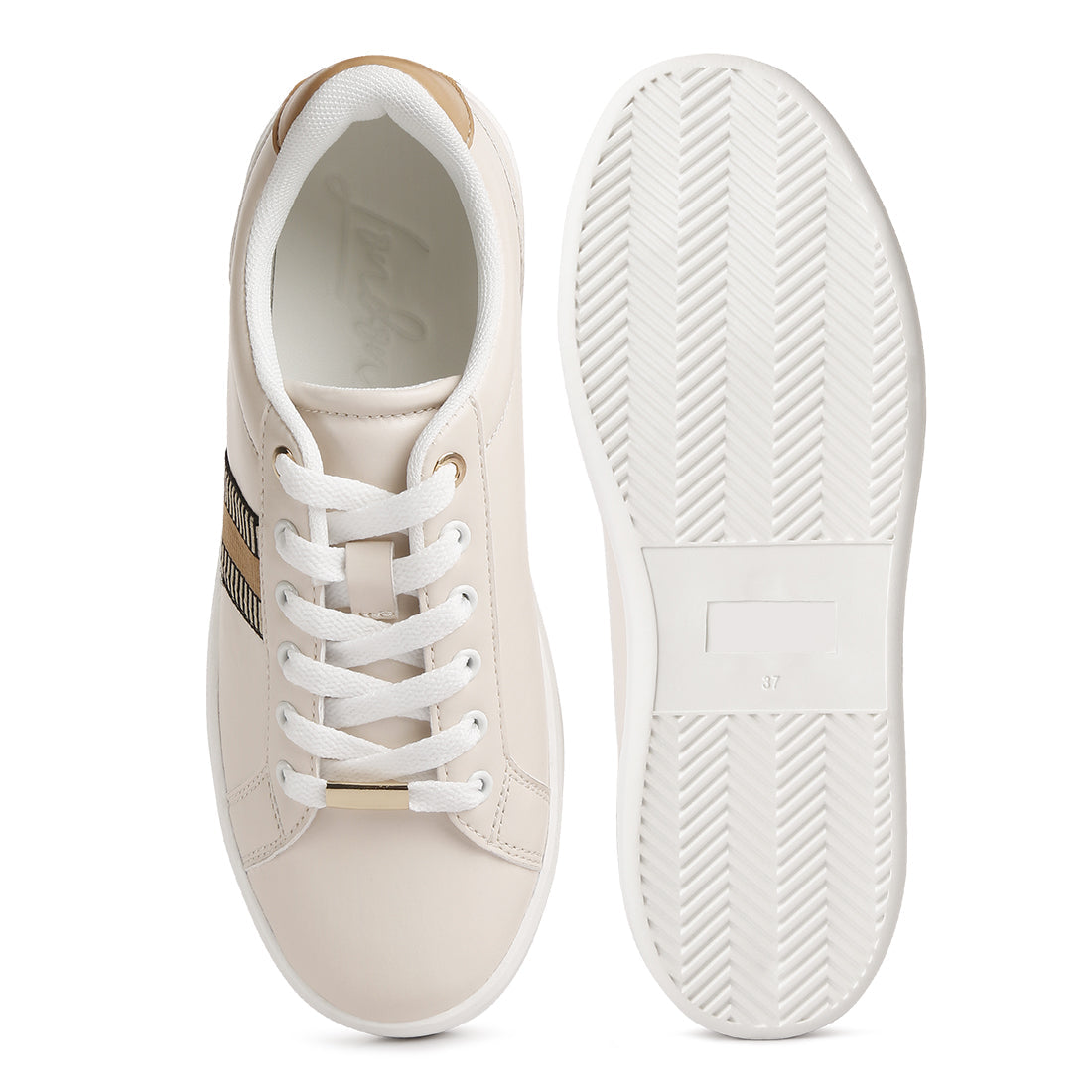 embroidery detail sneakers#color_beige