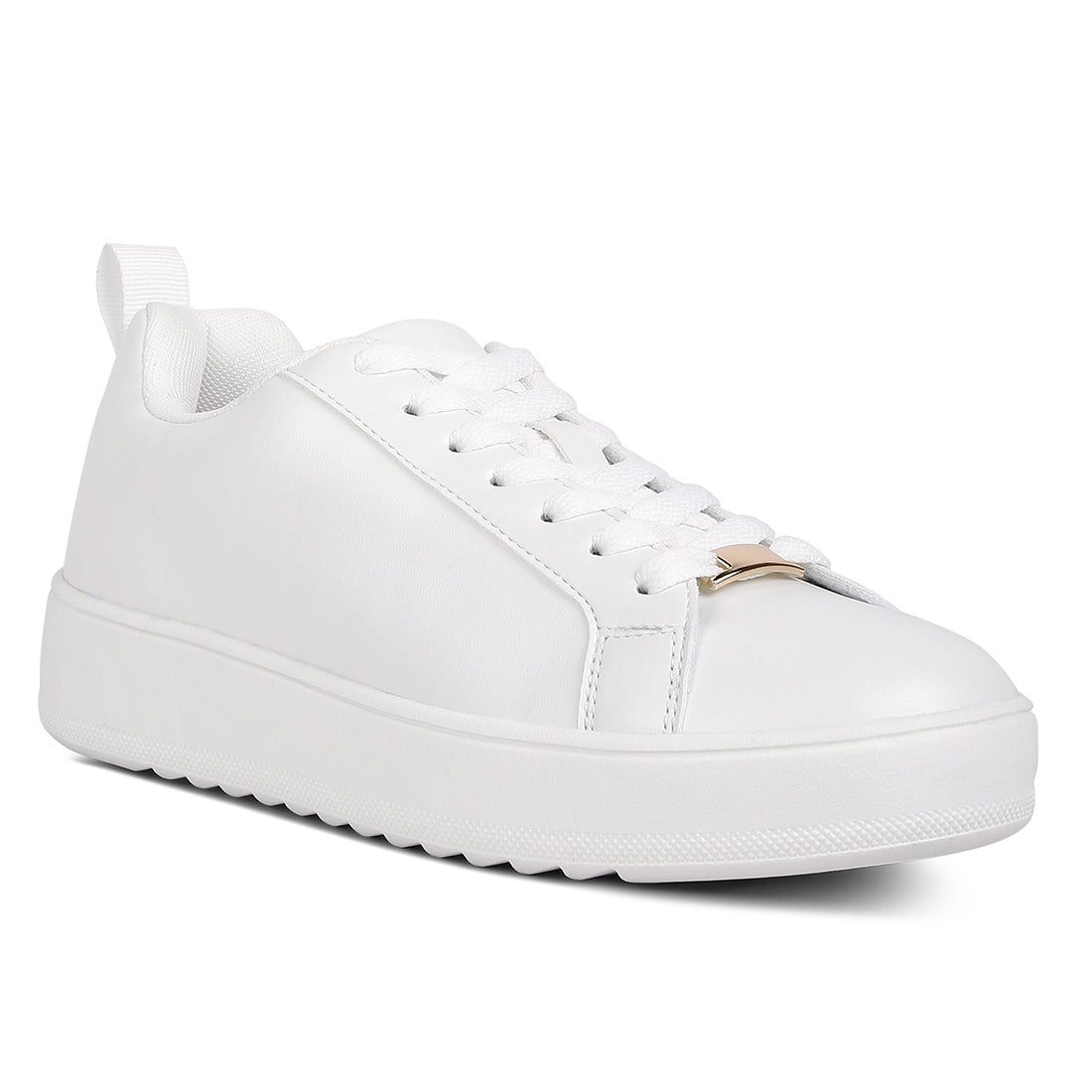 faux leather sneakers#color_white