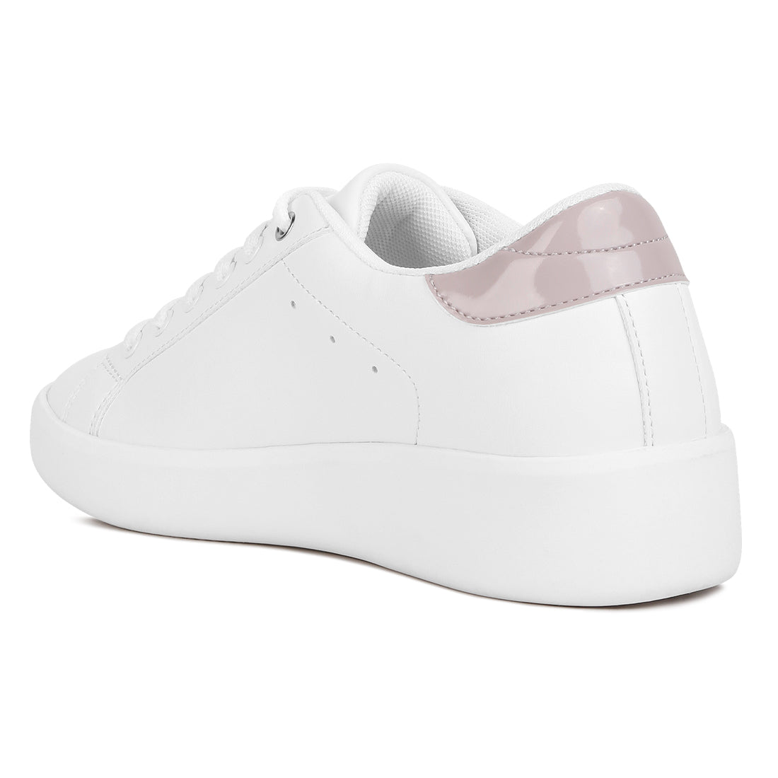 glitter star detail sneakers#color_white