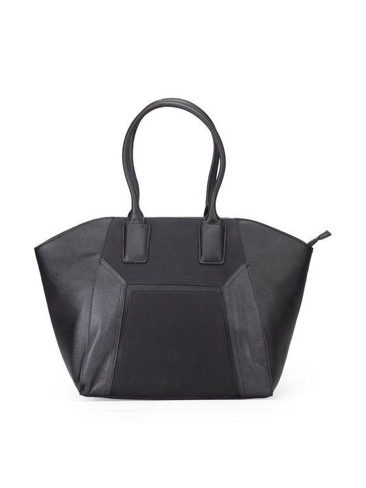 Black Office Tote Bag - Black