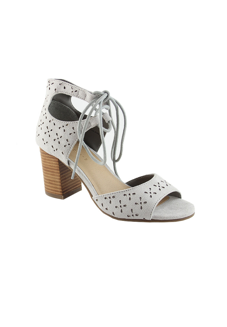 Lt.Grey Heels Sandals