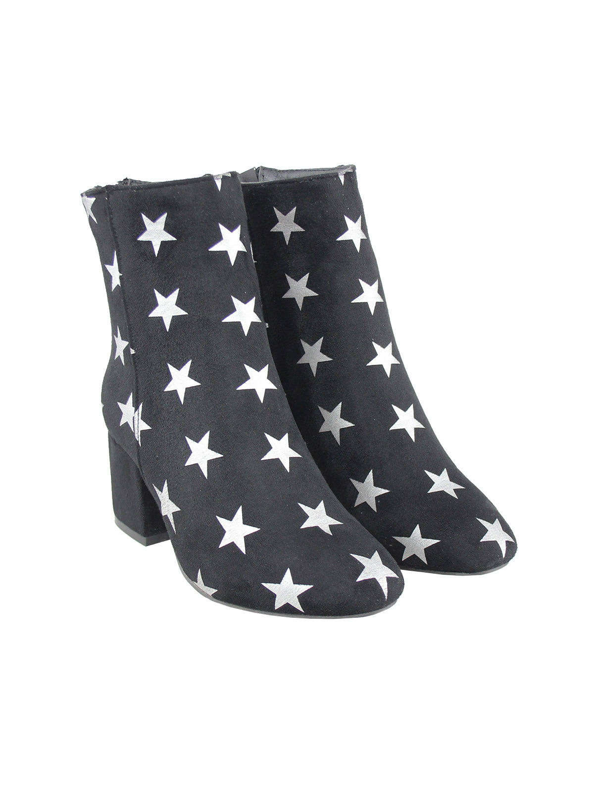 Black/Silver Boots - Black