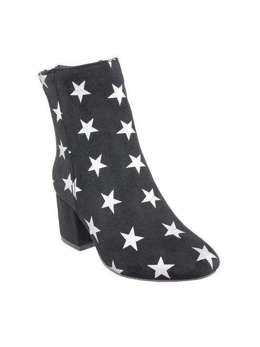 Black/Silver Boots - Black