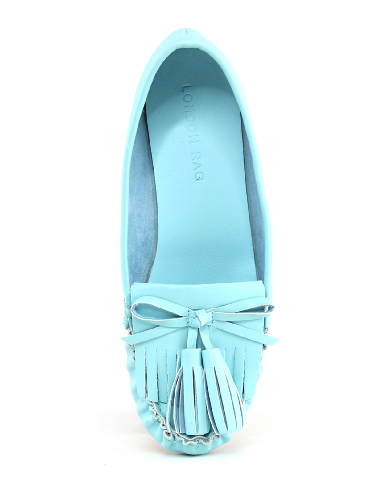 Blue Slip-On Ballerina - Blue