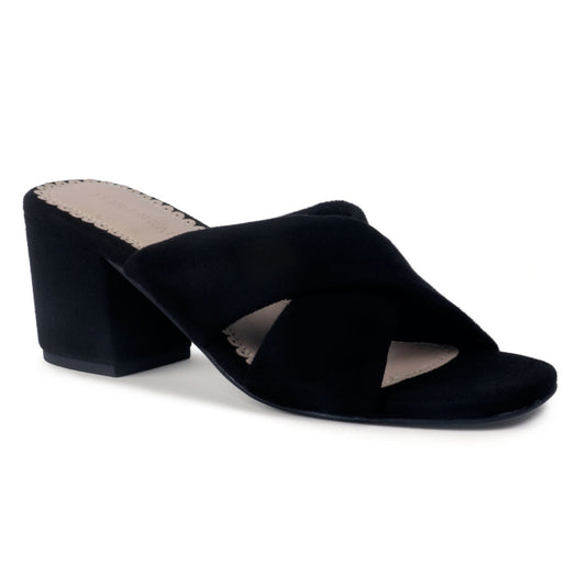 Black Block Heel Sandal - Black