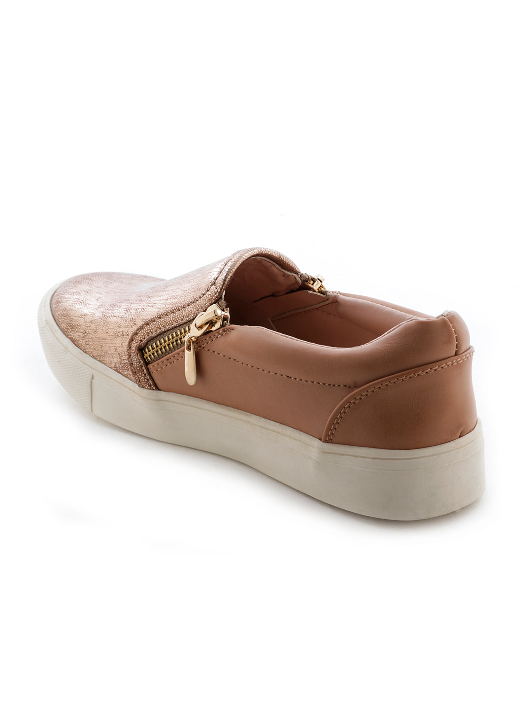 Nude Color Sneaker - Brown